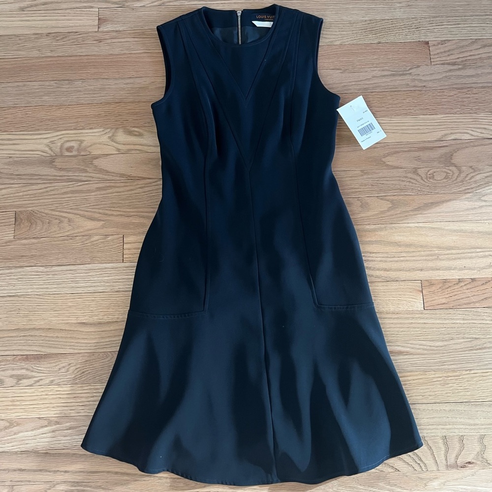 NWT Louis Vuitton Navy Uniform Dress Size 36 / S